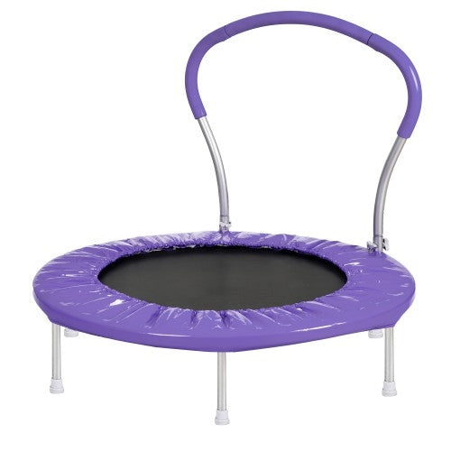 [US Warehouse] 36 inch Outdoor Activity Small Round Trampoline Bouncing Bed with Handle