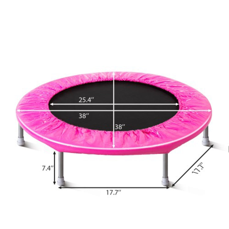 [US Warehouse] 38 inch Outdoor Activity Small Round Trampoline Bouncing Bed without Handle