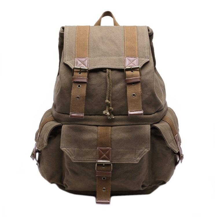Multifunction Canvas Backpack Shoulders Bag Cameras Bags Travel Outdoor Bag with Interior Lining & Rain Cover, Size: 43x33x20cm