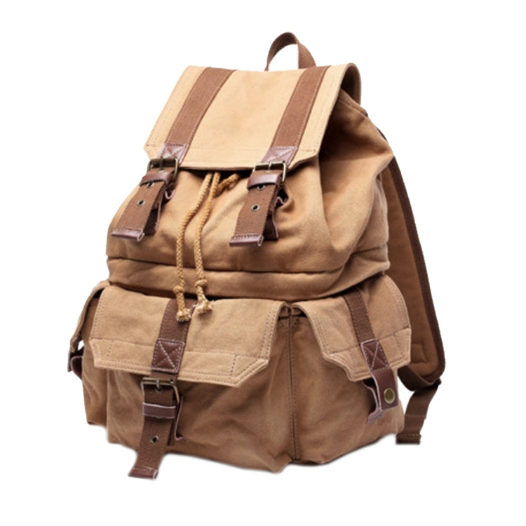 Multifunction Canvas Backpack Shoulders Bag Cameras Bags Travel Outdoor Bag with Interior Lining & Rain Cover, Size: 43x33x20cm