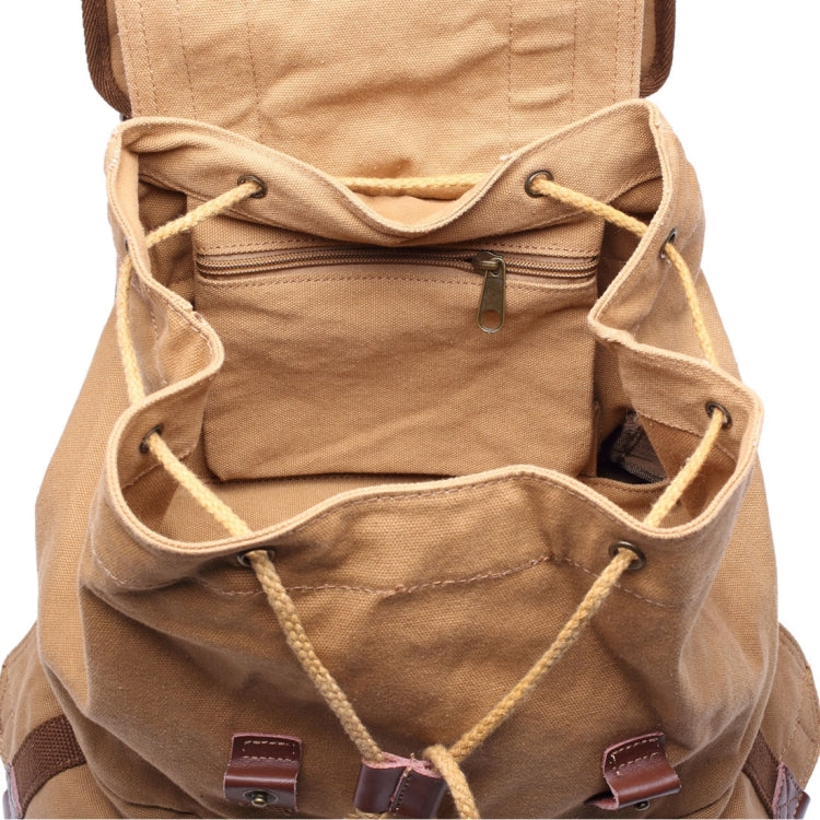 Multifunction Canvas Backpack Shoulders Bag Cameras Bags Travel Outdoor Bag with Interior Lining & Rain Cover, Size: 43x33x20cm