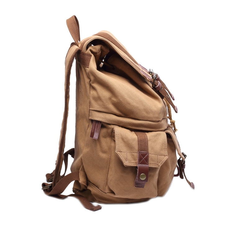 Multifunction Canvas Backpack Shoulders Bag Cameras Bags Travel Outdoor Bag with Interior Lining & Rain Cover, Size: 43x33x20cm