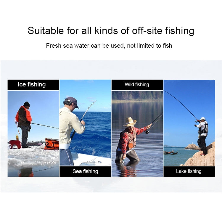 27cm Portable Ice Fishing Rod Shrimp Rod Lure Rod Fishing Gear Fittings , Extension Length : 60 cm