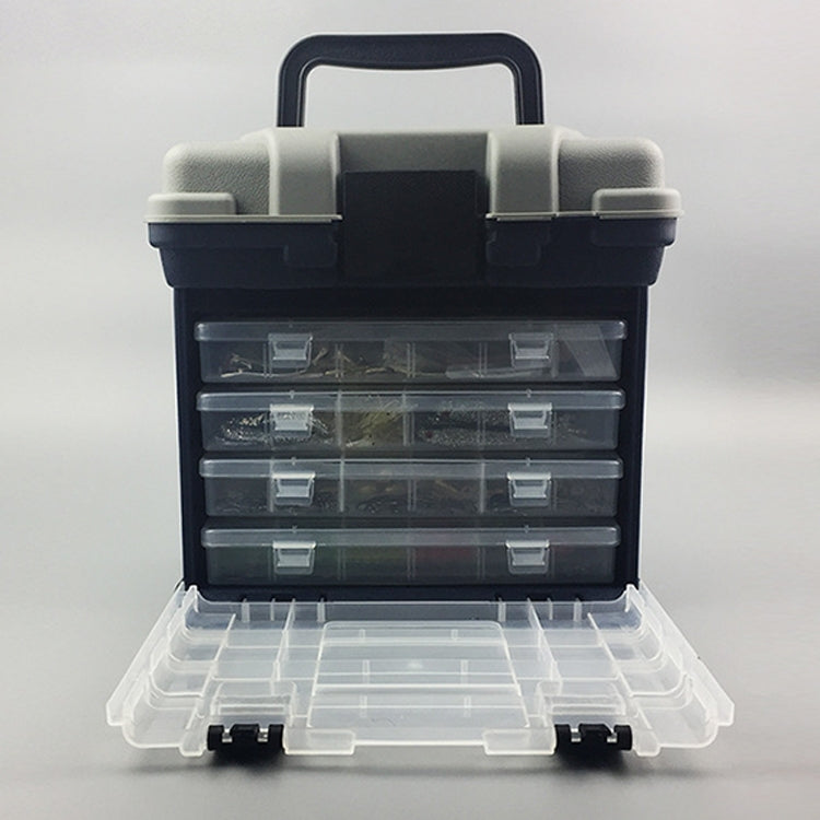 4 Layer Multifunction Portable Thickened Plastic Fishing Tackle box Fishing Tool Box