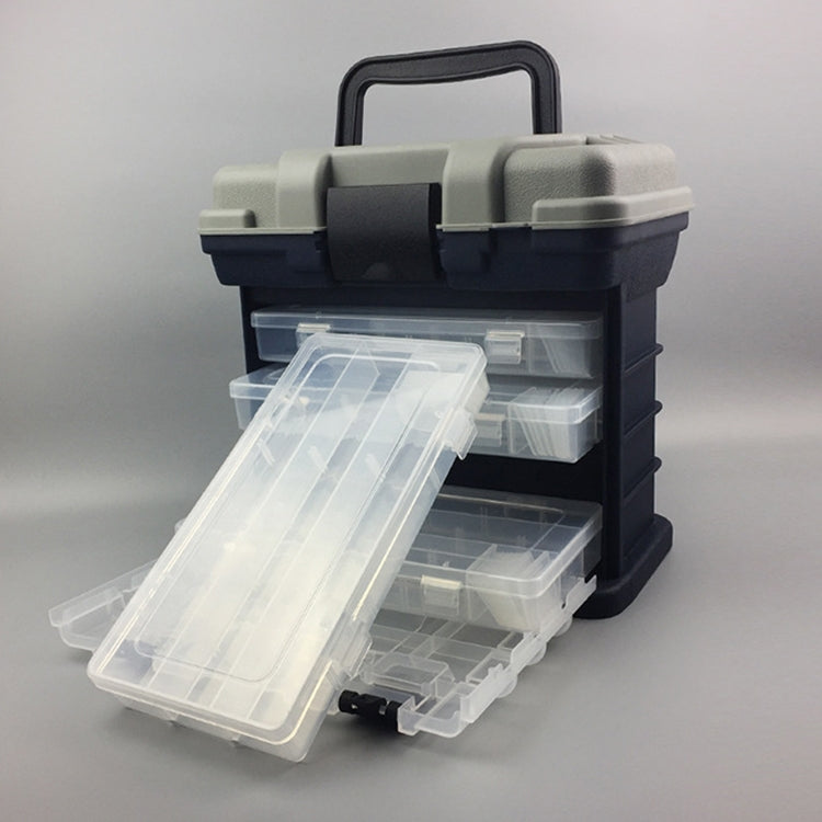 4 Layer Multifunction Portable Thickened Plastic Fishing Tackle box Fishing Tool Box