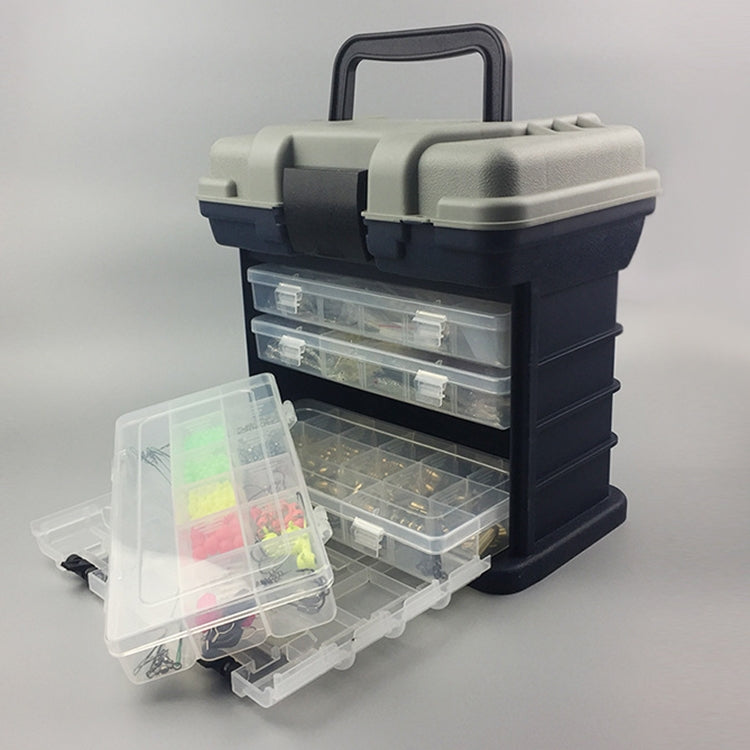 4 Layer Multifunction Portable Thickened Plastic Fishing Tackle box Fishing Tool Box