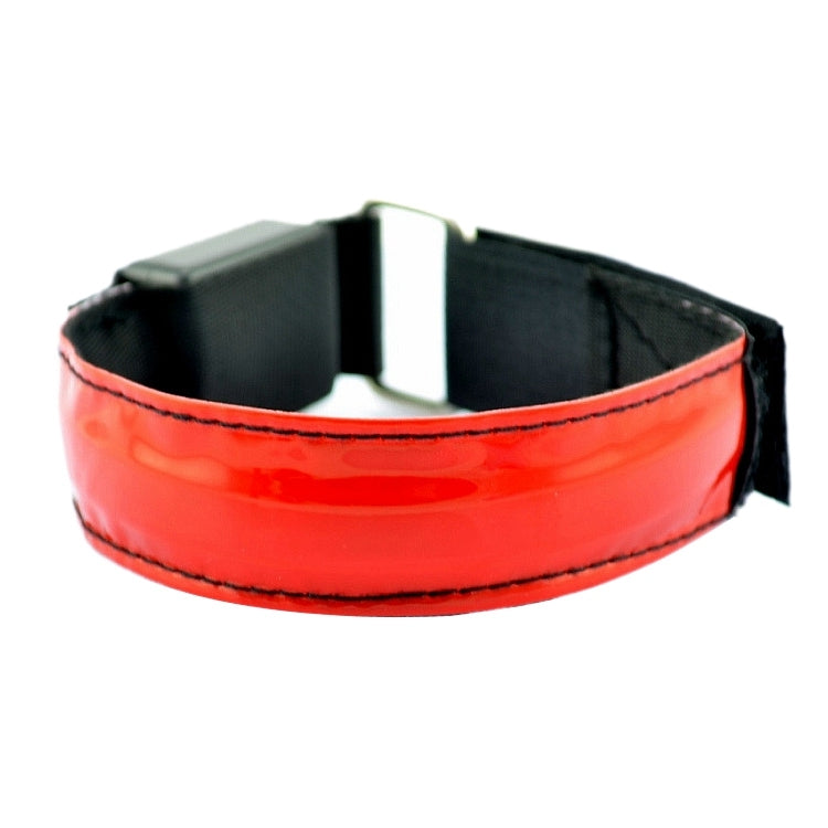 LED Flash Safety Reflective Nylon Light Battery Sports Wrist Belt