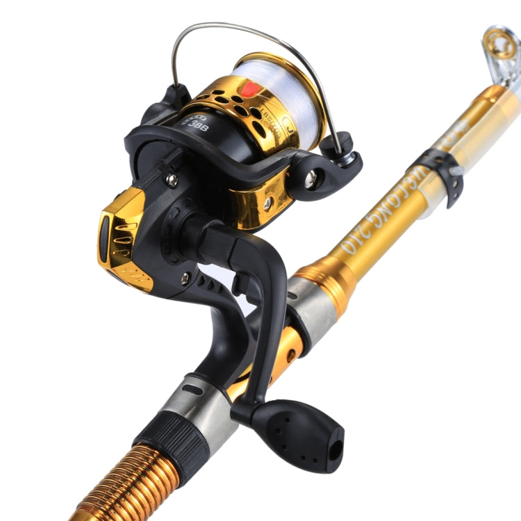 High Quality Fishing Supplies 4 Segments Fishing Rods + Reels Tool Set