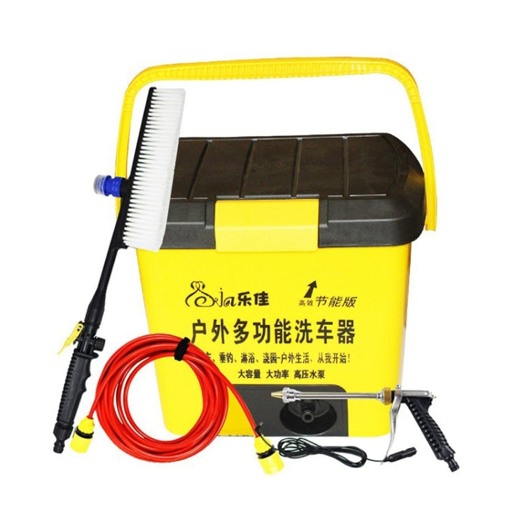 LEJA HL-25L Outdoor Multi-function Electric Car Washing Machine Vehicle Automatic Washing Tools, Water Storage: 25L, AC 220V(Yellow)