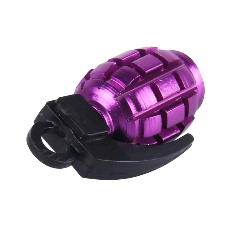 4 PCS Universal Grenade Shaped Car Tire Valve Caps