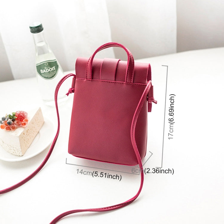 Ladies Mini Shoulder Fashion Tassel Mobile Phone Small Change Crossbody Bucket Bag