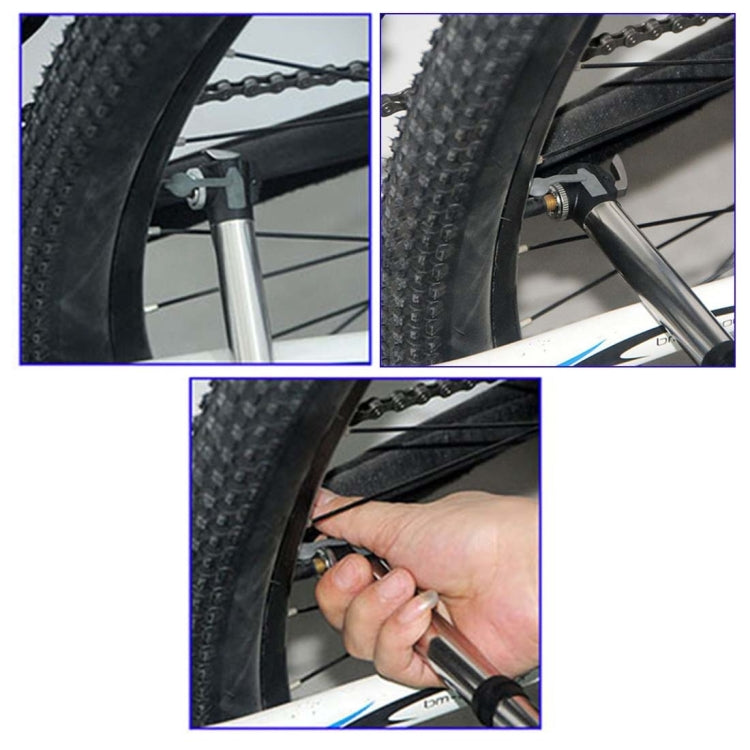 Oqsport Mini Portable Aluminum Alloy Bicycle Bike Tire Air Pump