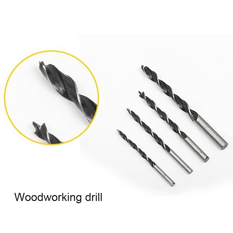 31 in1 Drill and Screwdriver Bit Set Industrial Spade Paddle Flat Wood Woodworking Boring Drill Bits with Portable Bag