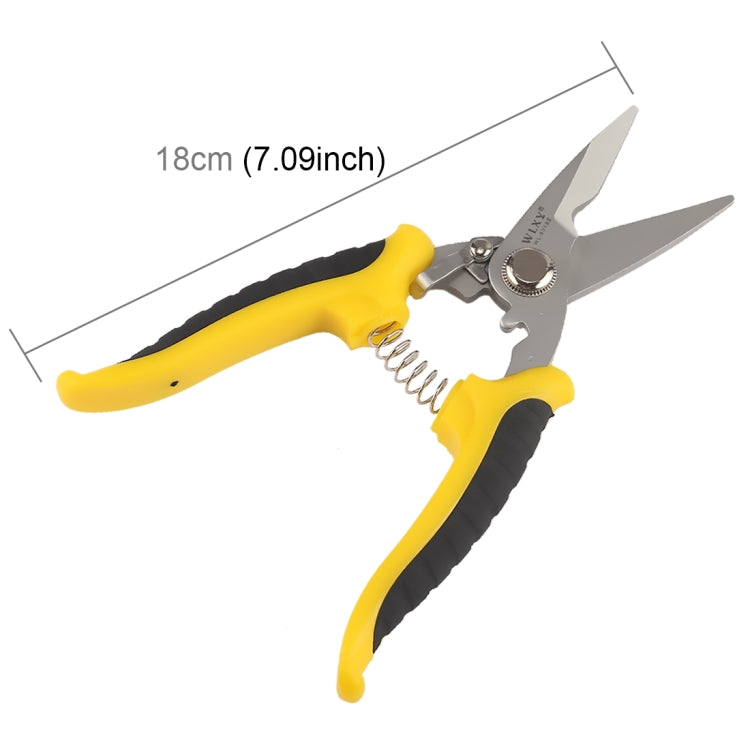 WL-9315Z Multifunction Stainless Steel Scissors, Length: 18cm
