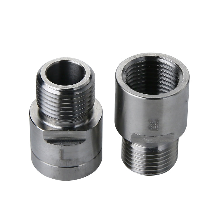 QL1 One Pair Titanium Bike Pedal Spacer Extenders Bicycle Pedal Spacers for 9/16 inch Threaded Pedals