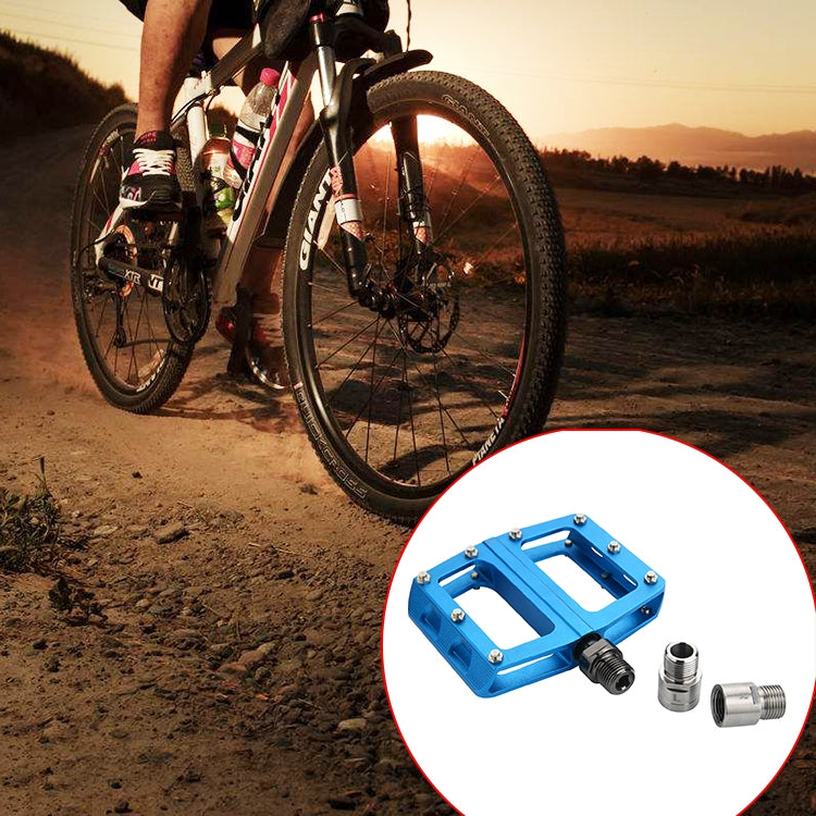 QL1 One Pair Titanium Bike Pedal Spacer Extenders Bicycle Pedal Spacers for 9/16 inch Threaded Pedals