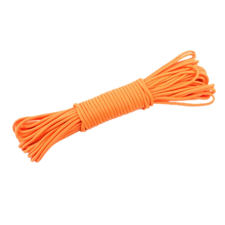 20m 9-Core Nylon+Polyester Full-light Outdoor Camping Tent Rescue Bundled Fluorescent Climbing Rope