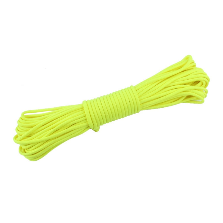 20m 9-Core Nylon+Polyester Full-light Outdoor Camping Tent Rescue Bundled Fluorescent Climbing Rope