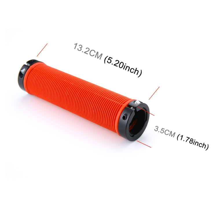 1 Pair AG15 Bicycle MTB Bike Lock-on Rubber Handlebar Grips