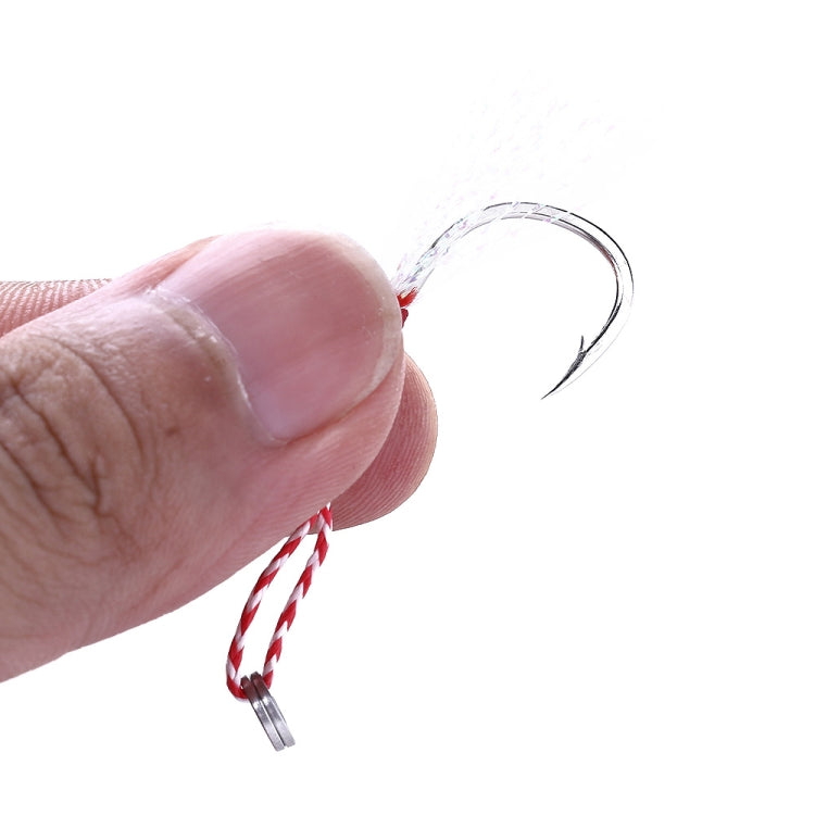5 PCS Tied Wire Silk Lead Iron Plate Hook Fish Hooks