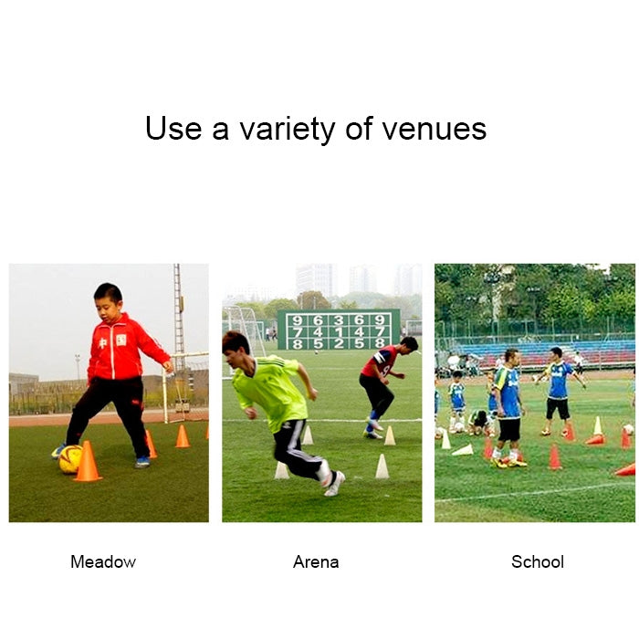 2 PCS  Multi-function Training Perforated Roadblock Round Bottom Sign Barrel