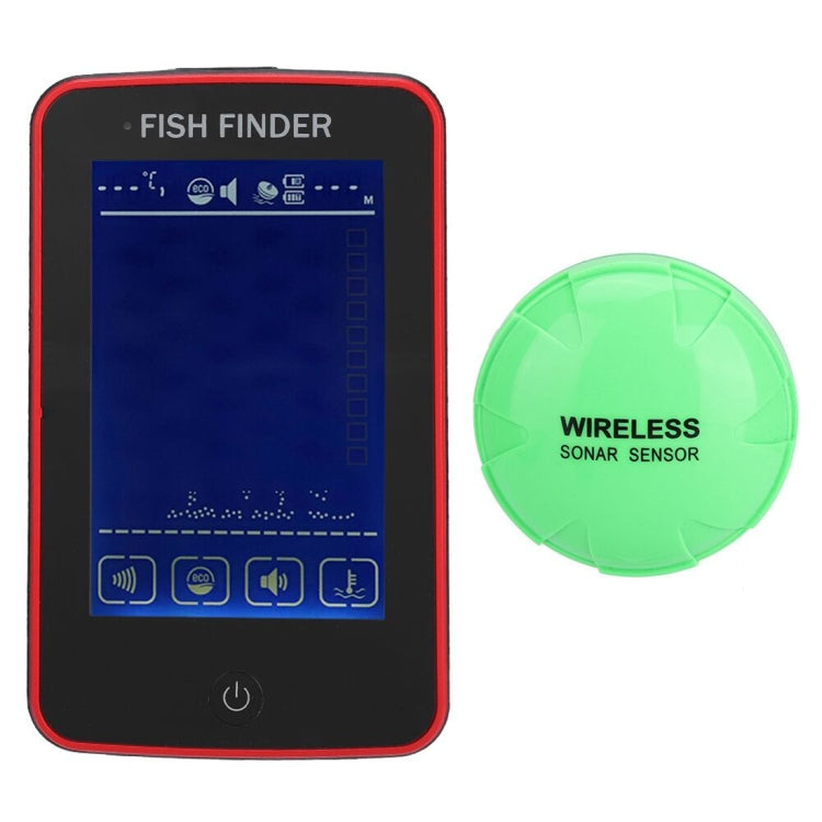 Portable Waterproof Wireless Color Touch Screen Fishing Device Fish Finder