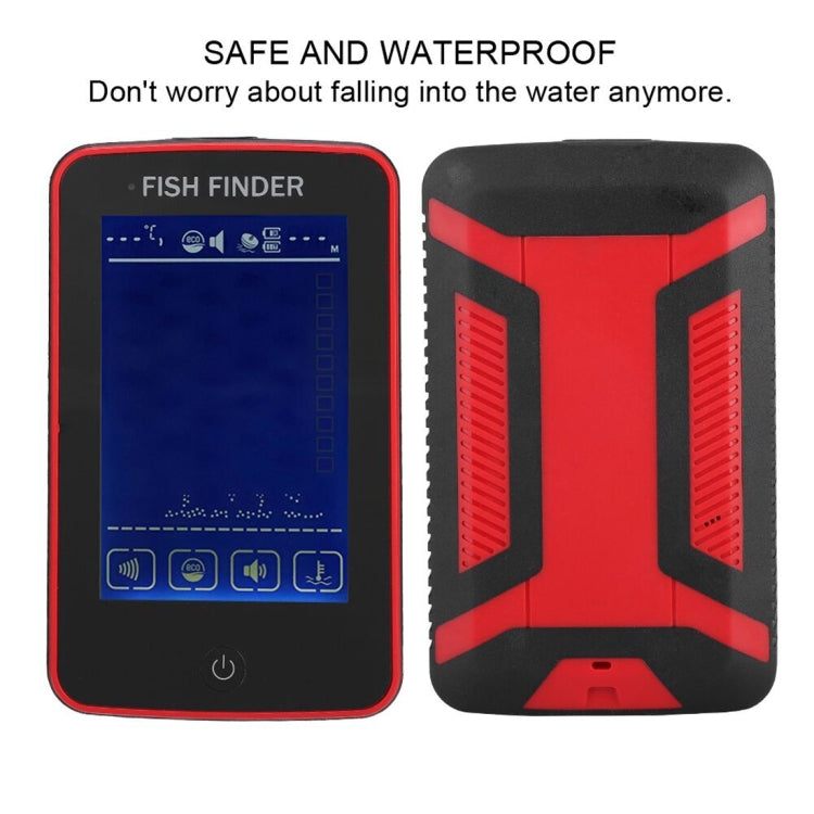 Portable Waterproof Wireless Color Touch Screen Fishing Device Fish Finder