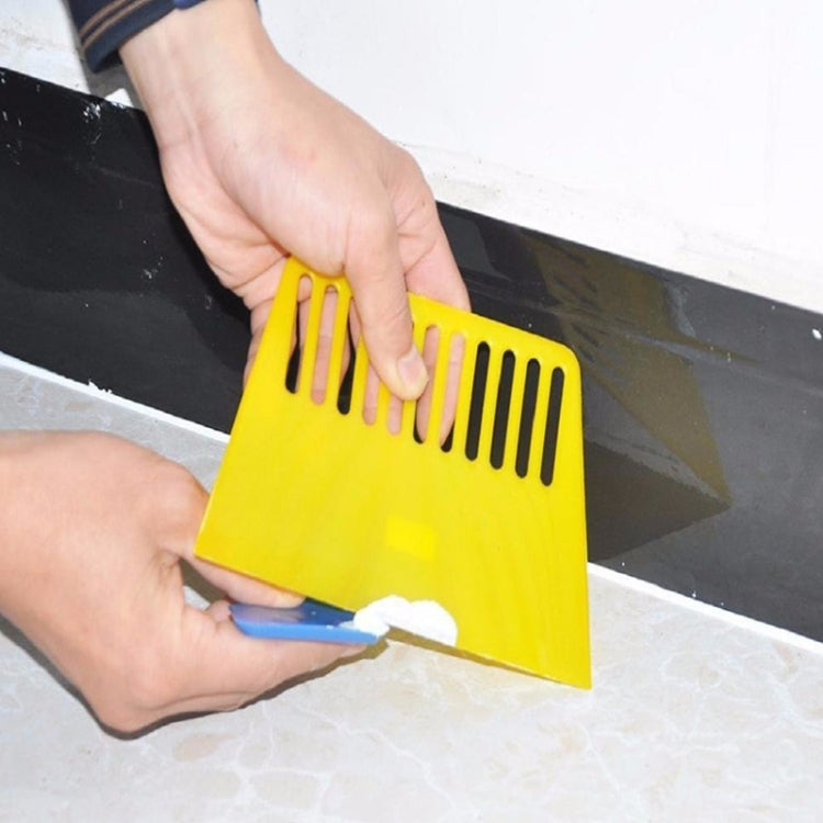 10 PCS Plastic Scraper for Wallpapering, Automotive Glass Foil, Pancakes ï¼ŒDecorating Tool(Yellow)