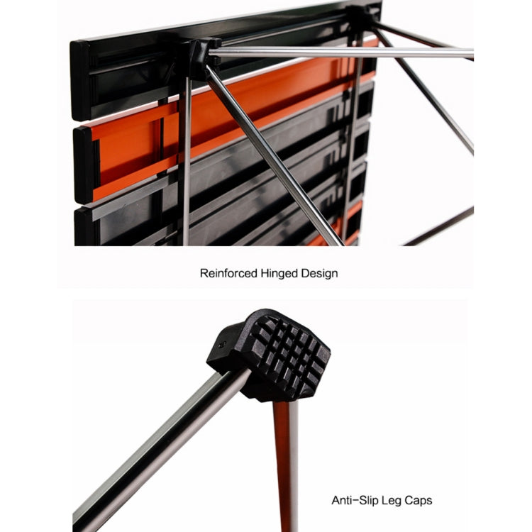 Outdoor Camping Portable Light Folding Table  Aviation Aluminum Picnic Barbecue Table M Size:56x40.5x40.5cm