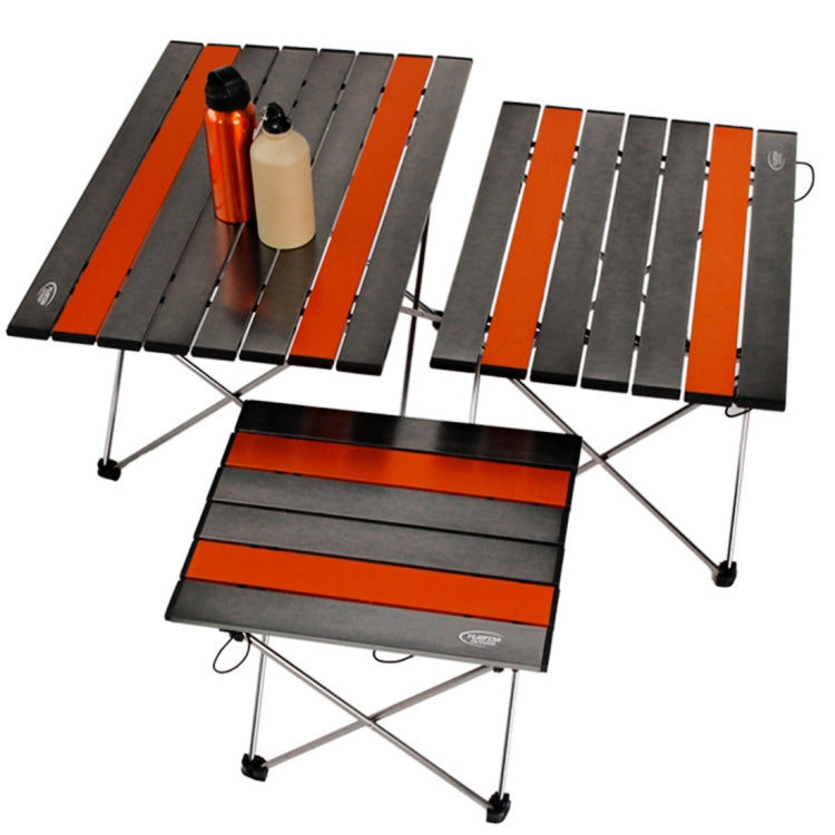 Outdoor Camping Portable Light Folding Table  Aviation Aluminum Picnic Barbecue Table M Size:56x40.5x40.5cm
