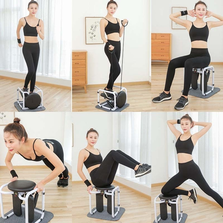 Stool Stepper Household Mini Hydraulic Silent Mountaineering Pedal Machine Multifunctional Fitness Stepper with Handle
