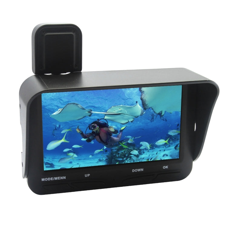 X2B 4.3 inch Color LCD Screen 3.0MP + 2.0MP Double Camera Visual Fish Finder with Night Vision LED Light & 20m Video Cable