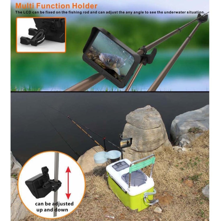 X2B 4.3 inch Color LCD Screen 3.0MP + 2.0MP Double Camera Visual Fish Finder with Night Vision LED Light & 20m Video Cable