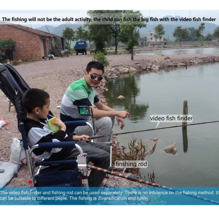 X2B 4.3 inch Color LCD Screen 3.0MP + 2.0MP Double Camera Visual Fish Finder with Night Vision LED Light & 20m Video Cable