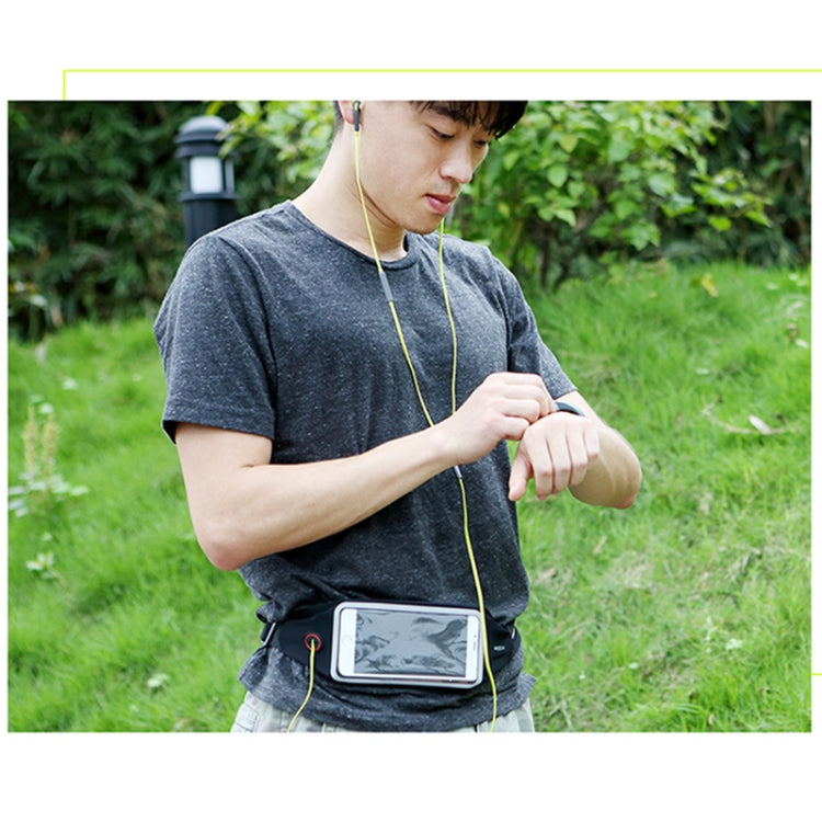 Romix RH16 Double Layer Design Fashionable Waterproof Waist Bag with Reflective Strip, 4.7 Inch
