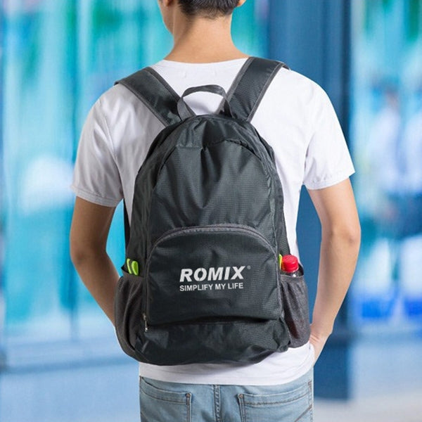 Romix RH27 Outdoor Folding Waterproof Double Shoulder Bag Backpack, Capacity: Below 20L
