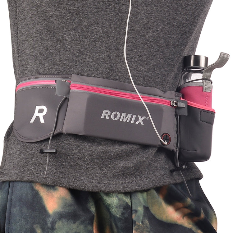 Romix RH42 Travel Fashionable Waterproof Waist Bag for Phones within 6.0 Inch, with Earphone Port (Grey)