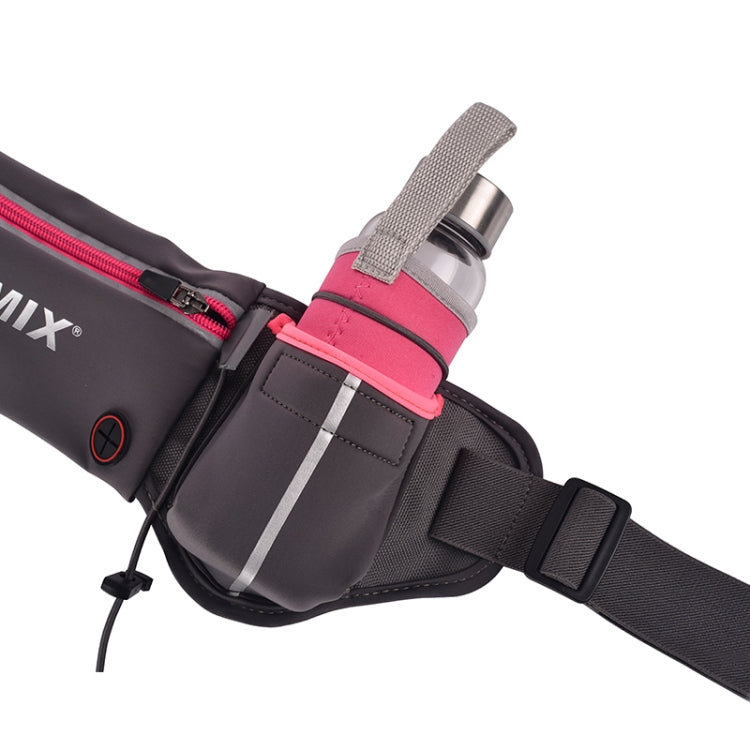 Romix RH42 Travel Fashionable Waterproof Waist Bag for Phones within 6.0 Inch, with Earphone Port (Grey)