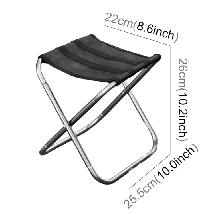 Outdoor Portable Folding Stool, Size: 25*22*26cm