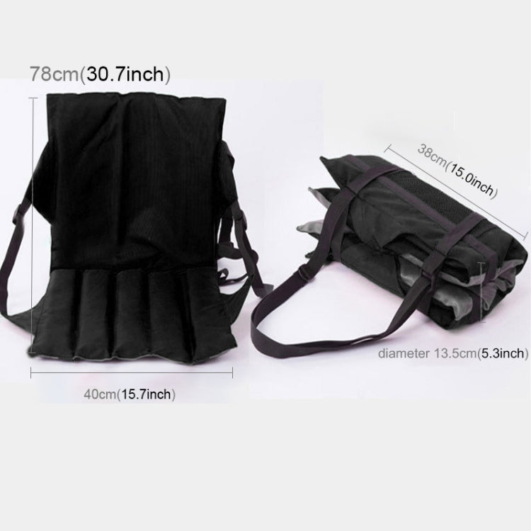 Outdoor Folding Seat Cushion With Backrest, Size: 78*40*2cm