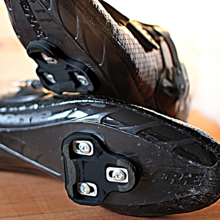 2 PCS RD3-C Road Bike Cleats 6 Degree Float Self-locking Cycling Pedal Cleat for LOOK KEO Road Cleats Fit Most Road Bicycle Shoes(Black)