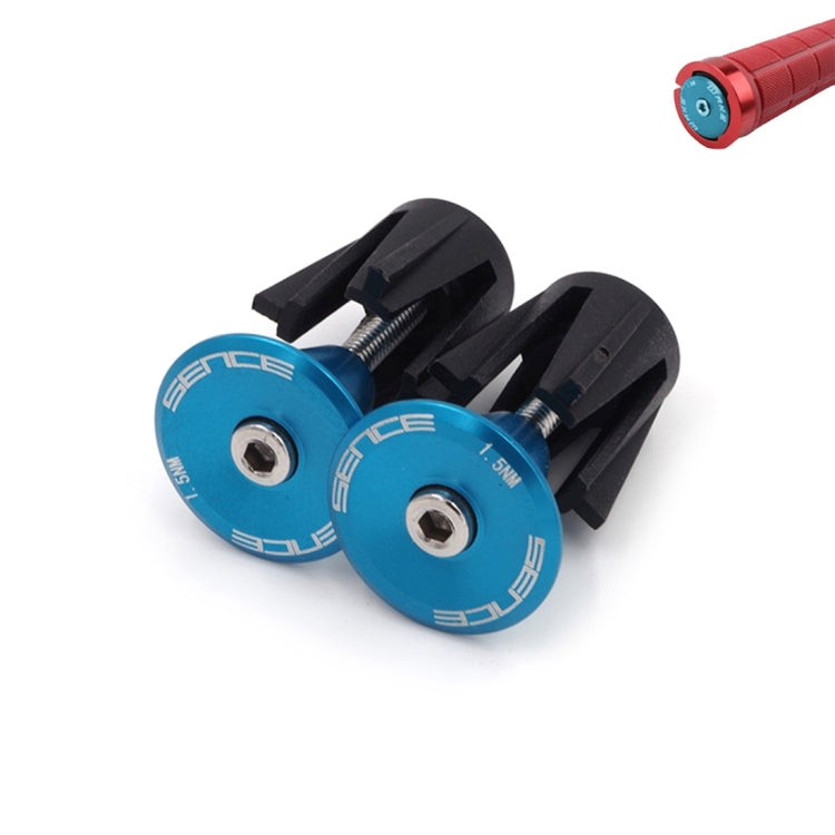 2 PCS Bicycle Bike Aluminum Handlebar End Plugs