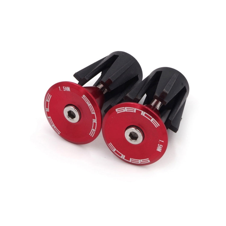 2 PCS Bicycle Bike Aluminum Handlebar End Plugs