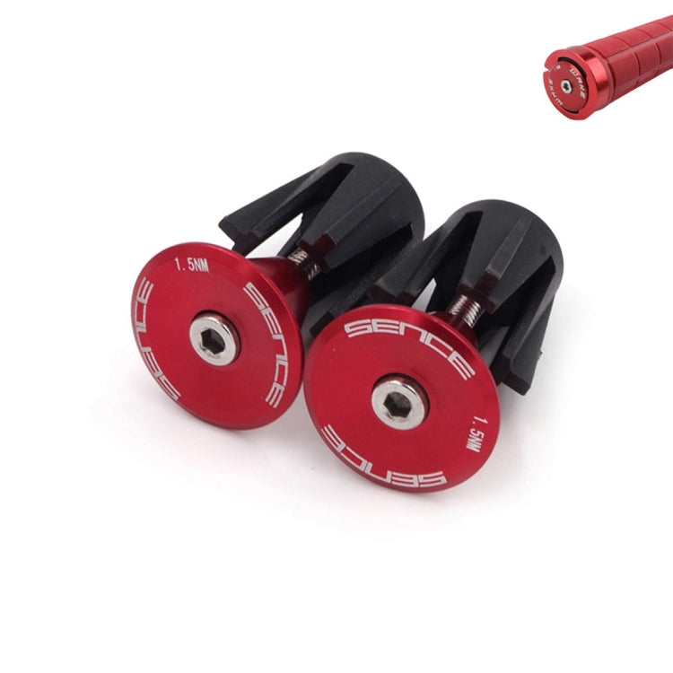 2 PCS Bicycle Bike Aluminum Handlebar End Plugs