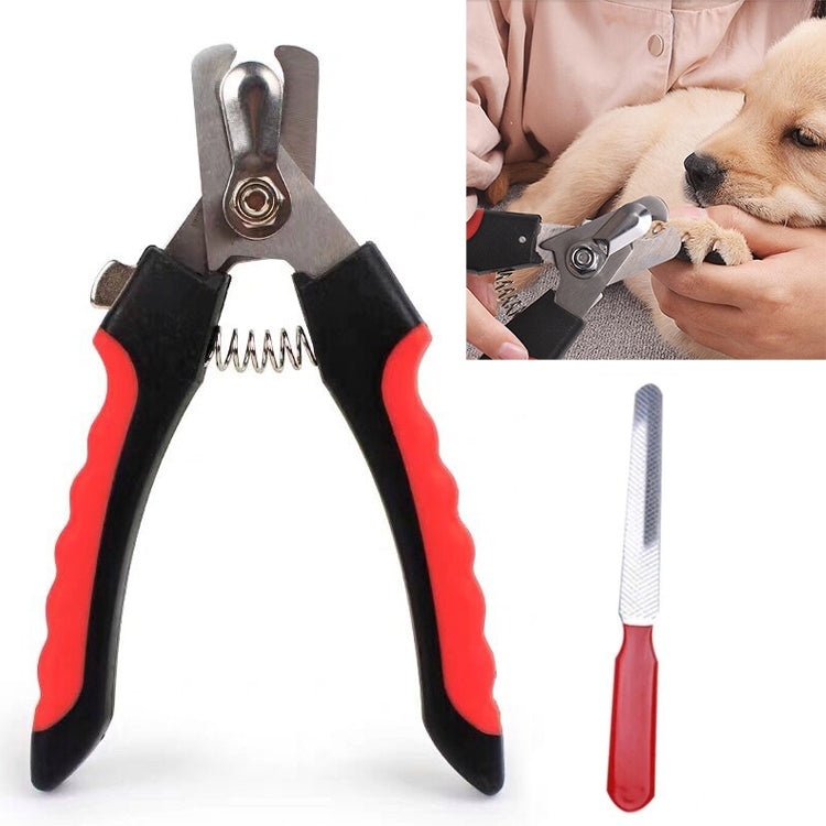 Small Cats and Dogs Nail Scissors + Anti-scratch Sander Set