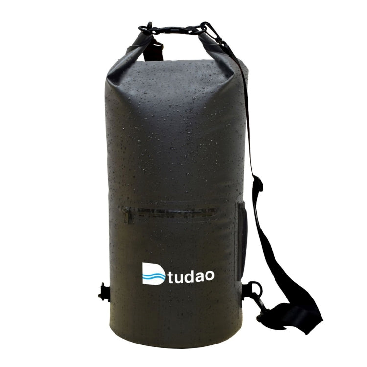 Dtudao Outdoor Waterproof Dry Bag Dry Sack with Dual Shoulder Strap & Bottle Holder, Capacity: 20L