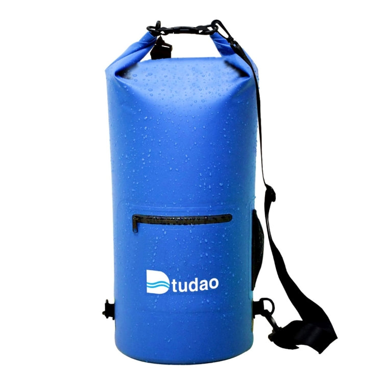 Dtudao Outdoor Waterproof Dry Bag Dry Sack with Dual Shoulder Strap & Bottle Holder, Capacity: 20L