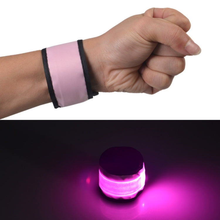 LED Luminous Slap Pat Circle Outdoors sports Wristband, Small, Size:26*4cm