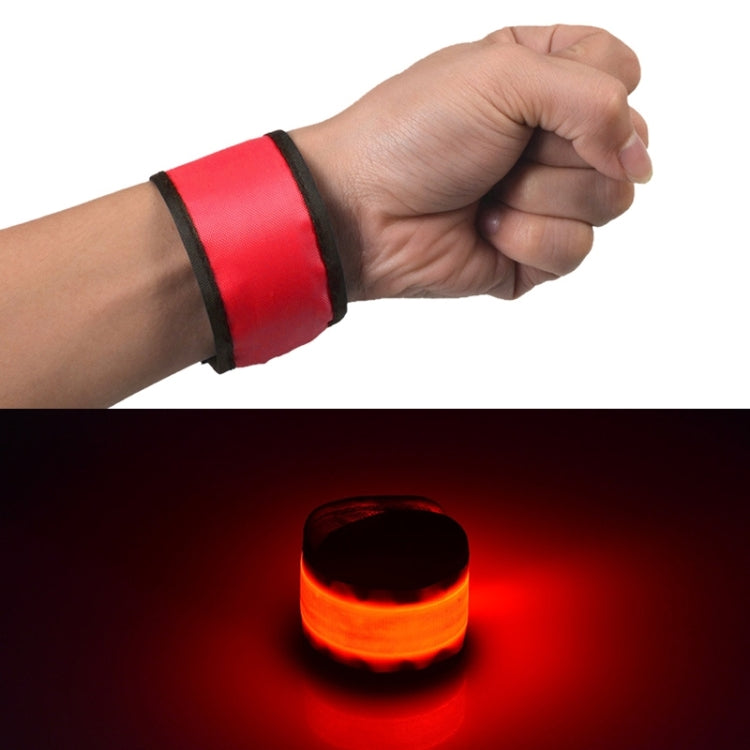 LED Luminous Slap Pat Circle Outdoors sports Wristband, Small, Size:26*4cm