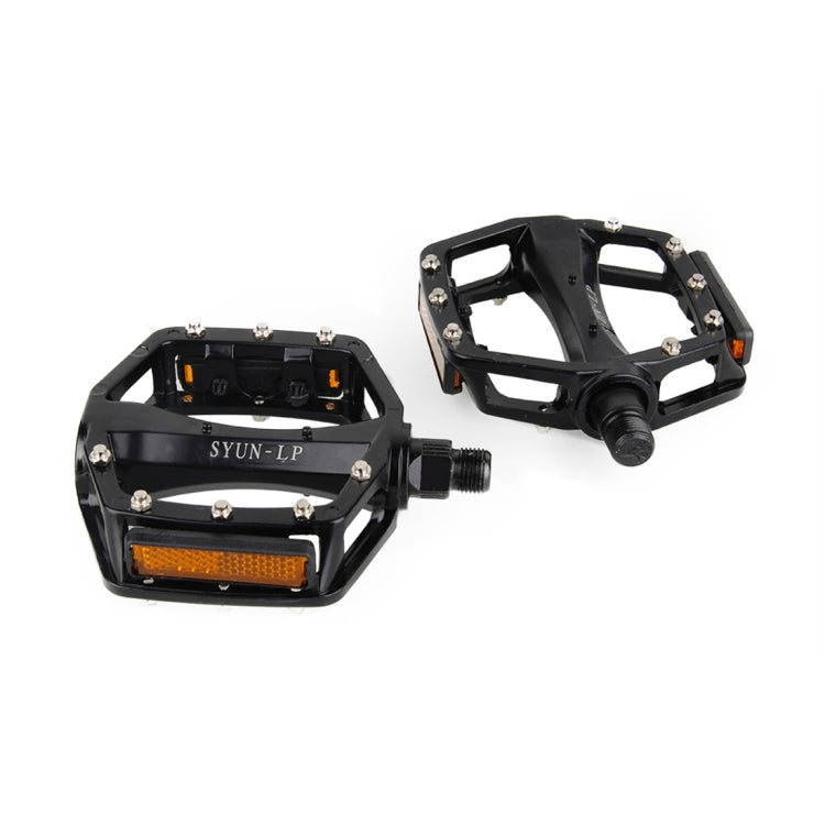 One Pair B861A Ball Bearing Pedals Aluminium alloy + Steel Axle 9/16 inch for Bike MTB BMX (Black)